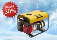 Agregat prądotwórczy Atlas Copco QEP 7.5 S5 1-faz. AVR