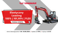 Elastyczny leasing na maszyny Yanmar