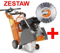Zestaw przecinarka jezdna Husqvarna FS 400 + tarcza Vari Cut S65 Plus