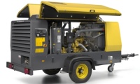 Sprężarka śrubowa przewoźna Atlas Copco XAHS 347