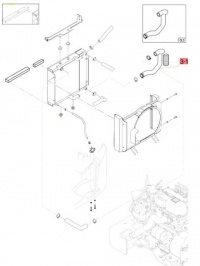 Przewód układu chłodzenia  SK/SV16-18