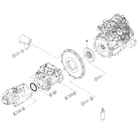 Sprzęgło pompy hydraulicznej   B75W/TW70