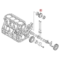 Koło zębate napędu pompy PTO   4TNE/TNV98-106