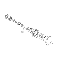 O-ring pompy wody zaburtowej - mały