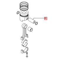 Sworzeń tłokowy D=26  /  L-70