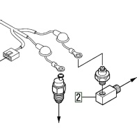 Adapter czujnika ciśnienia oleju /4JH2/
