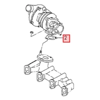 Uszczelka pod turbosprężarkę - wlot   3/4TN84T
