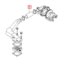 Łącznik gumowy turbosprężarki