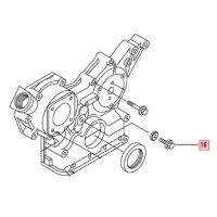 Śruba M8X16
