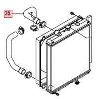 Przewód płynu chłodnicy "A"