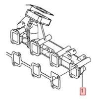Kolektor wydechowy   3TNV80F-S