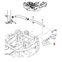 Przewód oleju hydraulicznego /zbiornik-pompa/   HR14-16
