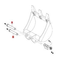 Sworzeń 35x195   B/SV/ViO