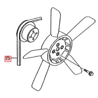 Pasek klinowy 4PK1060