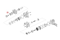 Pierścień uszczelniający wałka silnika obrotu  TC14-2/TC22-2