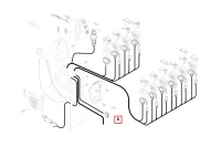 Kostka elektryczna 6,3MM 8-pionowa - gniazdo