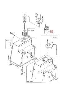 Filtr oleju hydraulicznego - powrót   YB