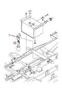 Filtr oleju hydraulicznego układu powrotu   C12R