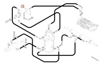 Zawór zmiany przepływu oleju - lemiesz/rozsuwane gąsienice  HR/TC