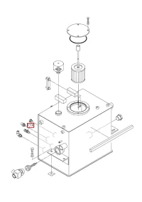 Czujnik temperatury oleju hydraulicznego   C50R-5A