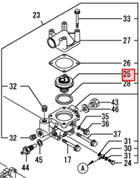 Termostat 82*C   4TNE/TNV106