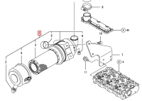 Filtr powietrza kompletny   2TNV70/3TNM72