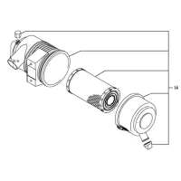 Filtr powietrza kompletny   3/4TNV