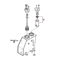 Filtr oleju hudraulicznego układu powrotu z zaworem   B/ViO