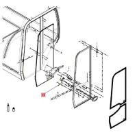 Rygiel zamka   SV15/SV17